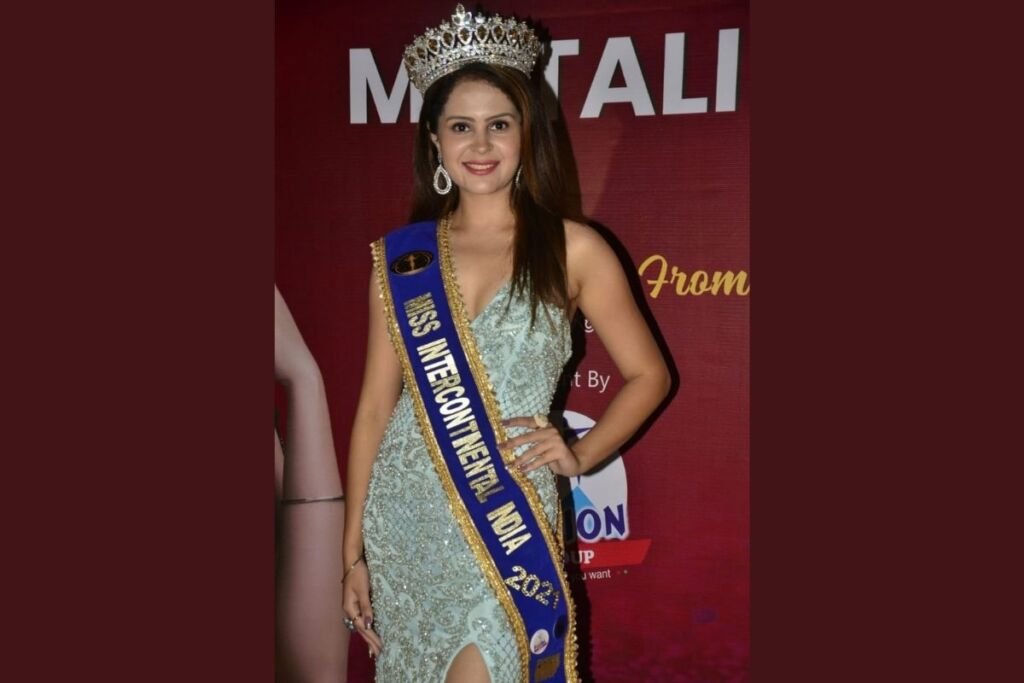 Pride of India Miss Intercontinental India 2021 Mittali Kaur gets huge and heartful welcome