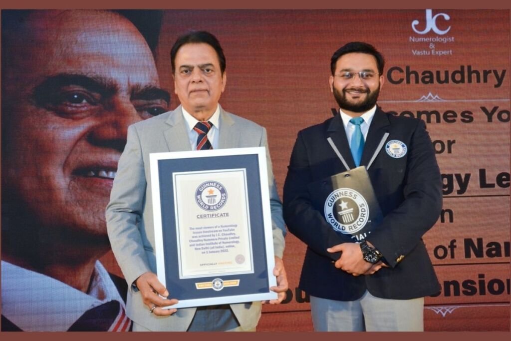 JC Chaudhry achieves First Guinness World Record on Numerology, first of 2022