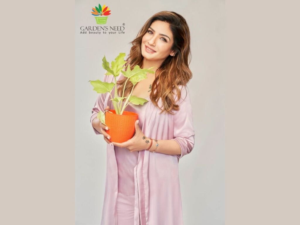 Raveena Tandon to endorse the brand Garden’s Need, a Leading Manufacturer of planters