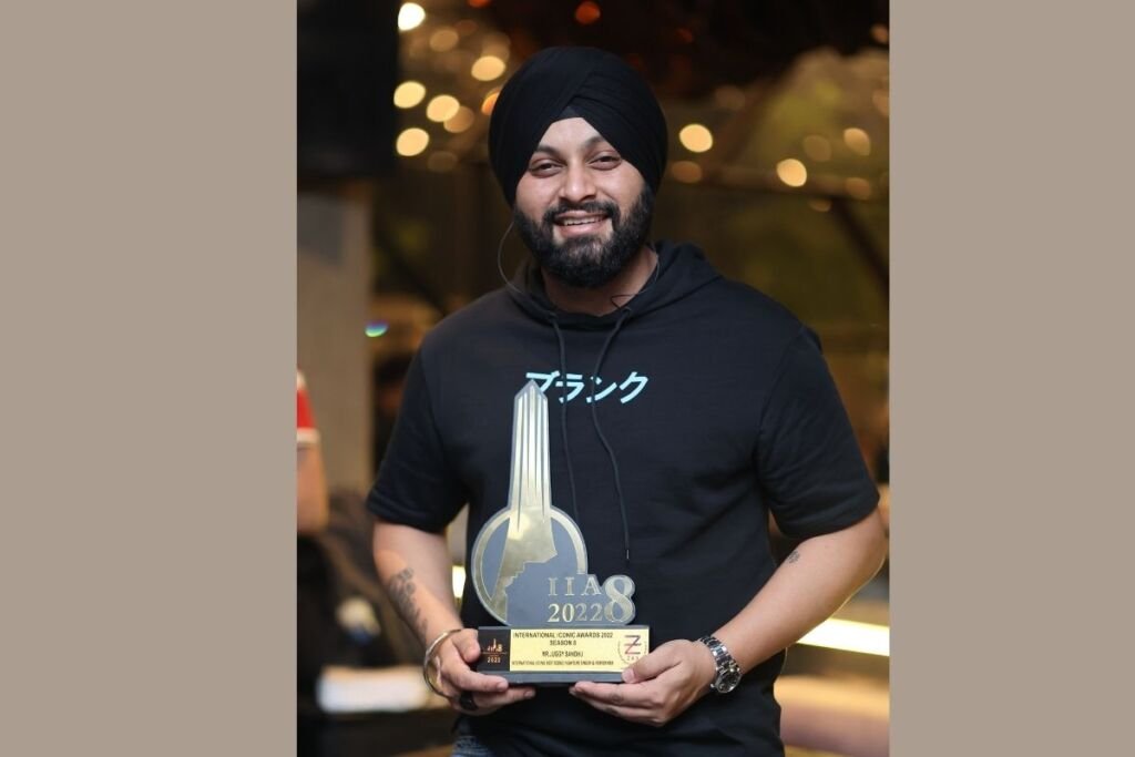 Juggy Sandhu receives iconic international award for Best nightlife singer