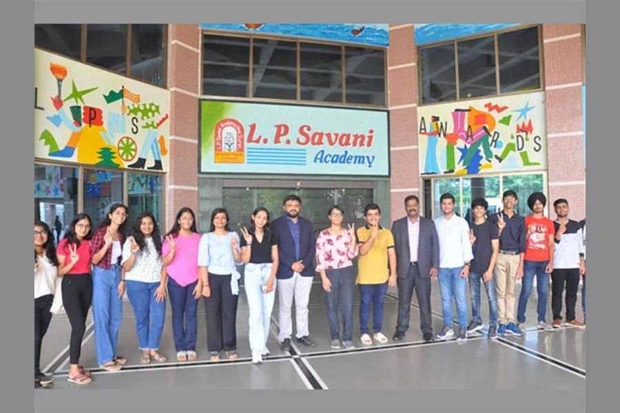 Surat’s LP Savani school students glitter in the CBSE class X and XII results