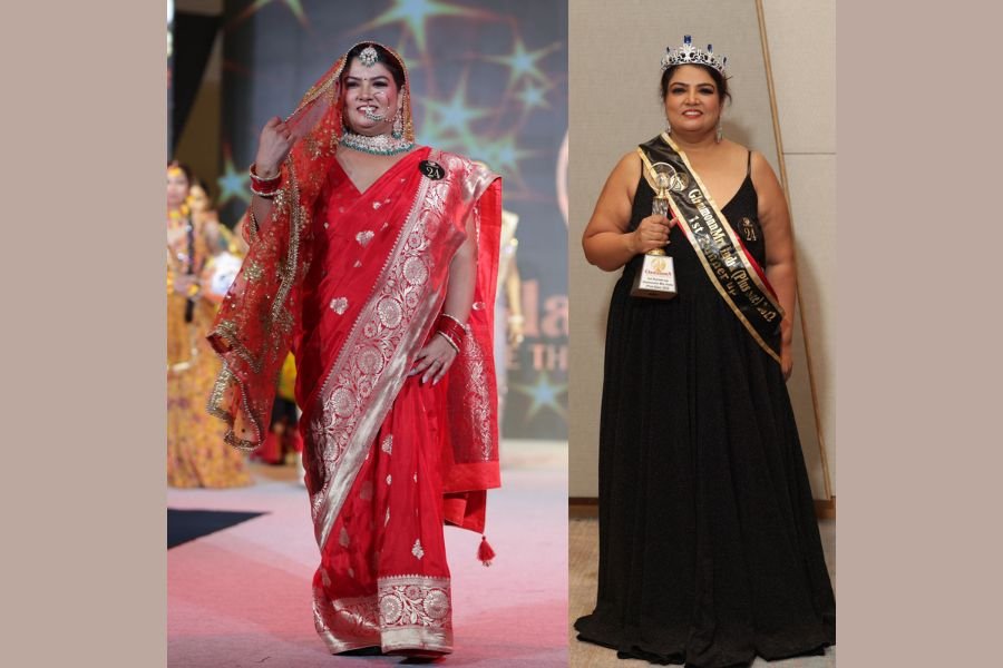 Isha Tyagi bags the First Runner up position as Glamm Onn Mrs India Plus Size