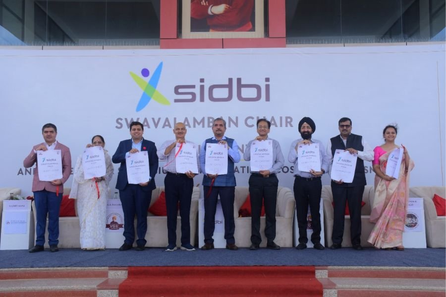VGU, Jaipur becomes first University in North India to have Swavalamban Chair by SIDBI