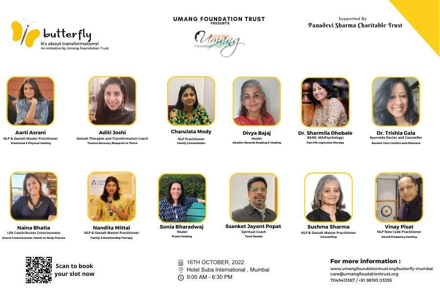 Largest Mental Wellness In-person event in Mumbai – “Butterfly” organized by Umang Foundation Trust