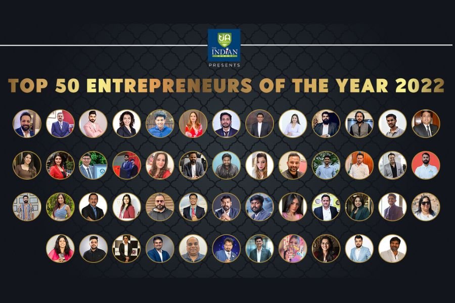 Top 50 Entrepreneurs of the year by The Indian Alert