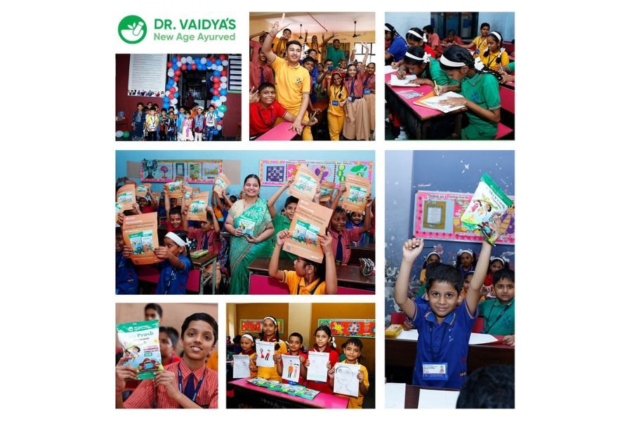 Dr Vaidya’s innovation Chyawanprash goodness in Toffees & Gummies gets a thumbs up from school kids on Children’s Day