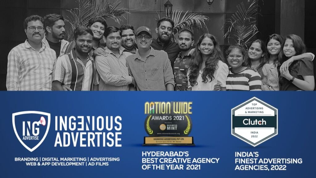 Ingenious Advertise is making a mark in the advertising industry! Awarded as ‘India’s Finest Advertising Agencies 2022’ and ‘Best Digital Marketing Agency (in Performance Marketing)’ by Clutch.